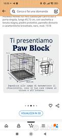 trasportino da viaggio x cani in ferro