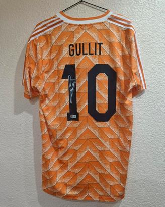 Ruud Gullit autografata -  autenticazione Beckett