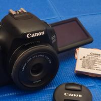 Canon Eos 600D + EF-S 24mm + 3 Batterie, accessori