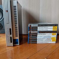 PlayStation 2 color argento con 9 giochi