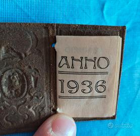 Mini calendario a libretto - Anno 1936
