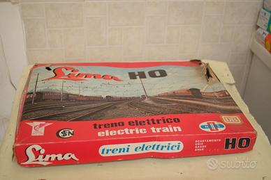 lima ho vintage anni 60 con locomotore e vagoni