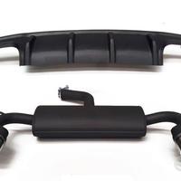 DIFFUSORE SPORTIVO + SCARICO DUPLEX 2x70 VW GOLF 6