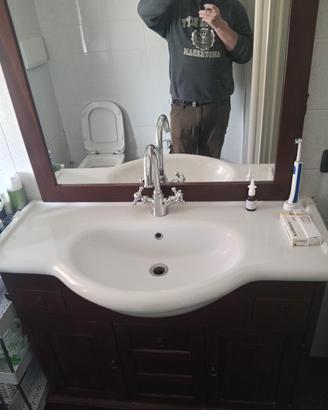 mobile bagno con specchio 