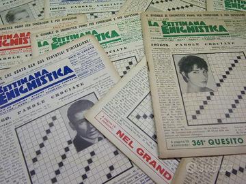 LA SETTIMANA ENIGMISTICA, parzialmente compilati,