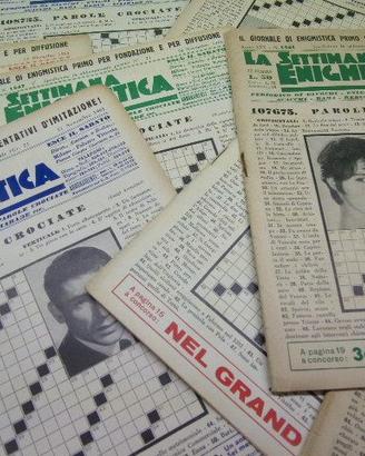 LA SETTIMANA ENIGMISTICA, parzialmente compilati,