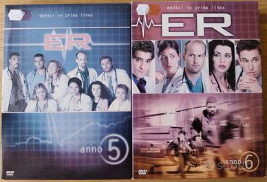 Lotto 17 dvd ER - MEDICI IN PRIMA LINEA 6 NIP TUCK
