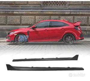 MINNIGONE LATERALI HONDA CIVIC 16-20 LOOK TYPE R
