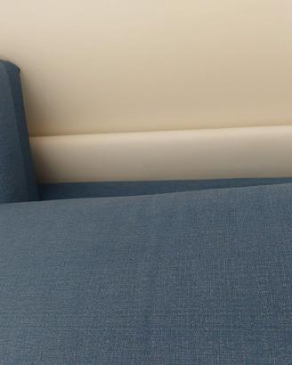 Divano letto contenitore singolo in pelle