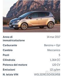 OPEL MERIVA 1.4 GPL 120CV