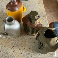 Set di 3 borracce militari