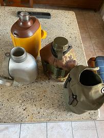 Set di 3 borracce militari
