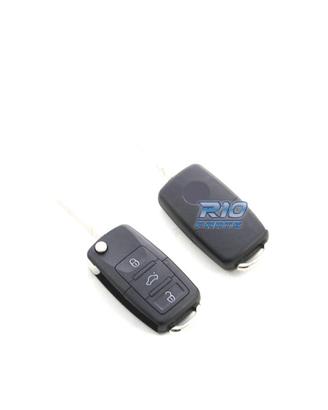 CALOTTA CHIAVE VOLKSWAGEN VW QUADRATA 3 PULSANTI S