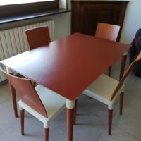 Kartell- miss trip tavolo + 4 sedie