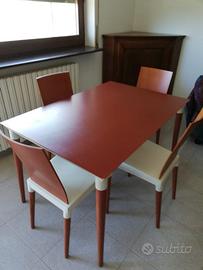 Kartell- miss trip tavolo + 4 sedie