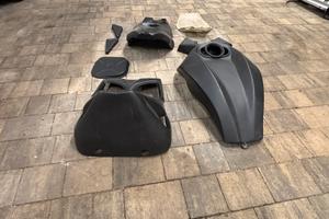 Harley Davidson carrozzeria custom in vetro resina