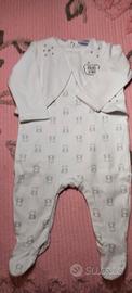 Completo neonato manica lunga 