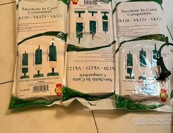 Sacchi aspirapolvere folletto 120-121-122