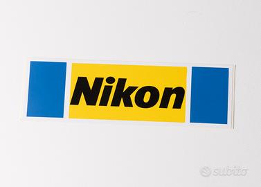 Adesivo originale Nikon anni 80 10cm circa