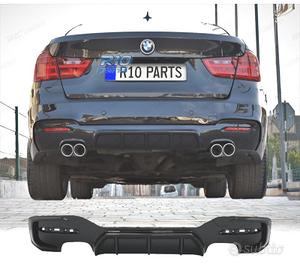 DIFFUSORE BMW F34 GT LOOK M PERFORMANCE NERO LUCID