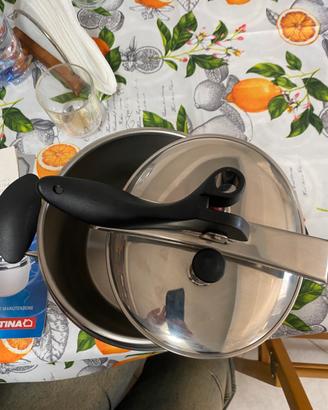 pentola a pressione maniglia a VALVOLA 5lt
