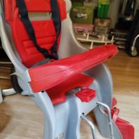 Seggiolino bici anteriore con parabrezza 