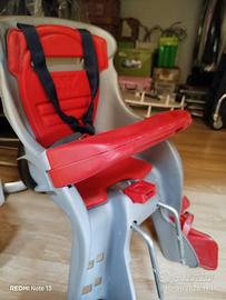 Seggiolino bici anteriore con parabrezza 