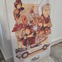 Quadro Back to the Future 40x60