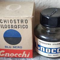 Inchiostro stilografico Gnocchi-blu nero-anni ‘50