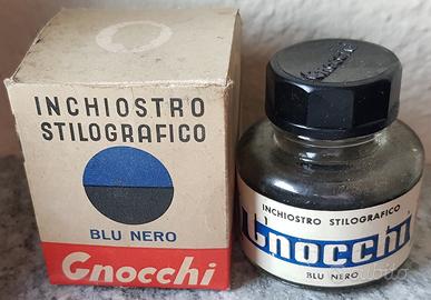 Inchiostro stilografico Gnocchi-blu nero-anni ‘50