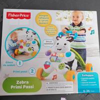 Fisher-Price - Zebra Primi Passi Spingibile