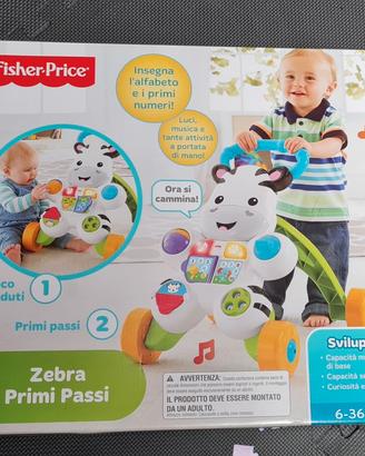 Fisher-Price - Zebra Primi Passi Spingibile