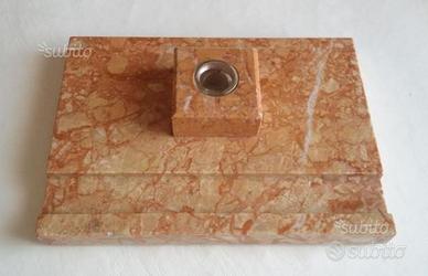 Calamaio/portapenne x scrivania marmo (Art déco)