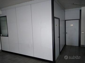 Pareti divisorie mobili per 3/4 uffici completi