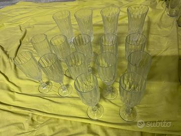 BICCHIERI DA CHAMPAGNE IN CRISTALLO CRISTAL D'ARQU