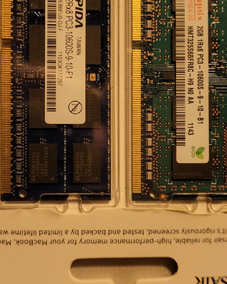 Memoria ram Mac Book pro e IMAC 1133 MHZ