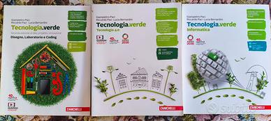 libri scuola media "tecnologia verde" full set