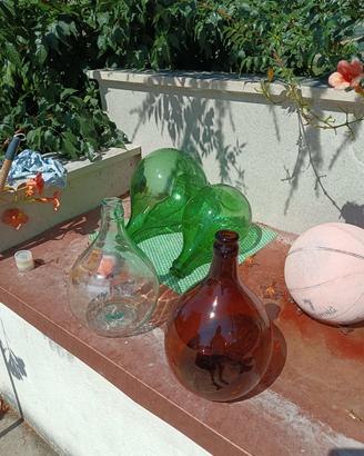 damigiane in vetro mille usi 