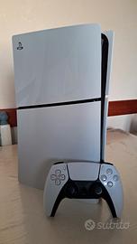 Playstation 5 Slim + dualsense + lettore disco