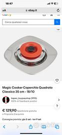 Magic Cooker coperchio quadrato 35 cm classico