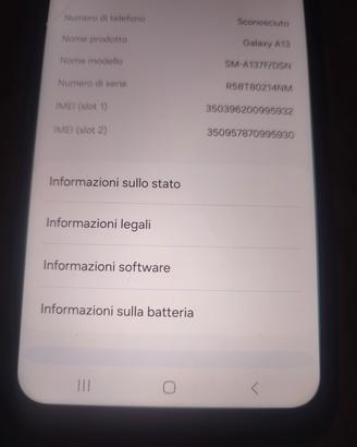 Samsung a13 più redmi 9c