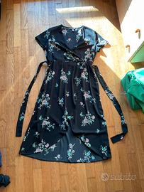 Vestito incrociato floreale H&M