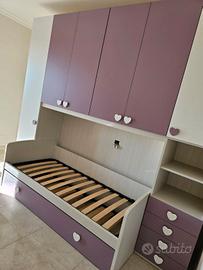 letto cameretta bambina NUOVO