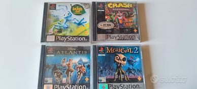 Lotto Giochi PS1 Completi con Manuali