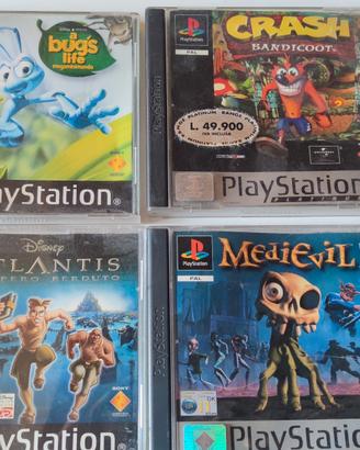 Lotto Giochi PS1 Completi con Manuali