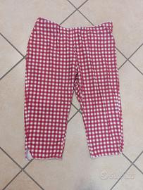 Leggings, motivo a quadri stile vintage
