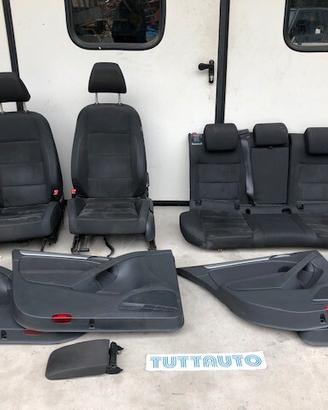 Sedili VW Golf 6 2009 5P stoffa alcantara neri