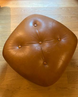 Pouf in pelle