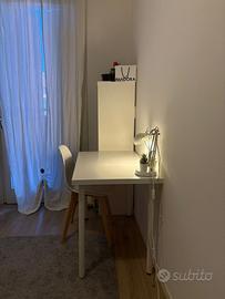 Scrivania IKEA LINNMON/ADILS bianca 100x60 cm