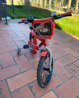 Bicicletta bimbo Cars